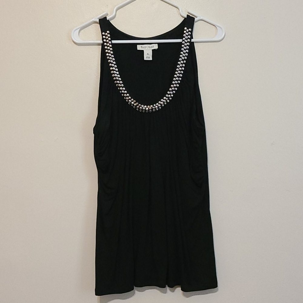 White House Black Market Short Sleeve Blouse